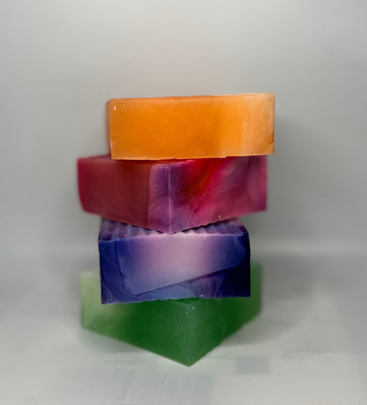 Tri-Color Mint Soap Bar